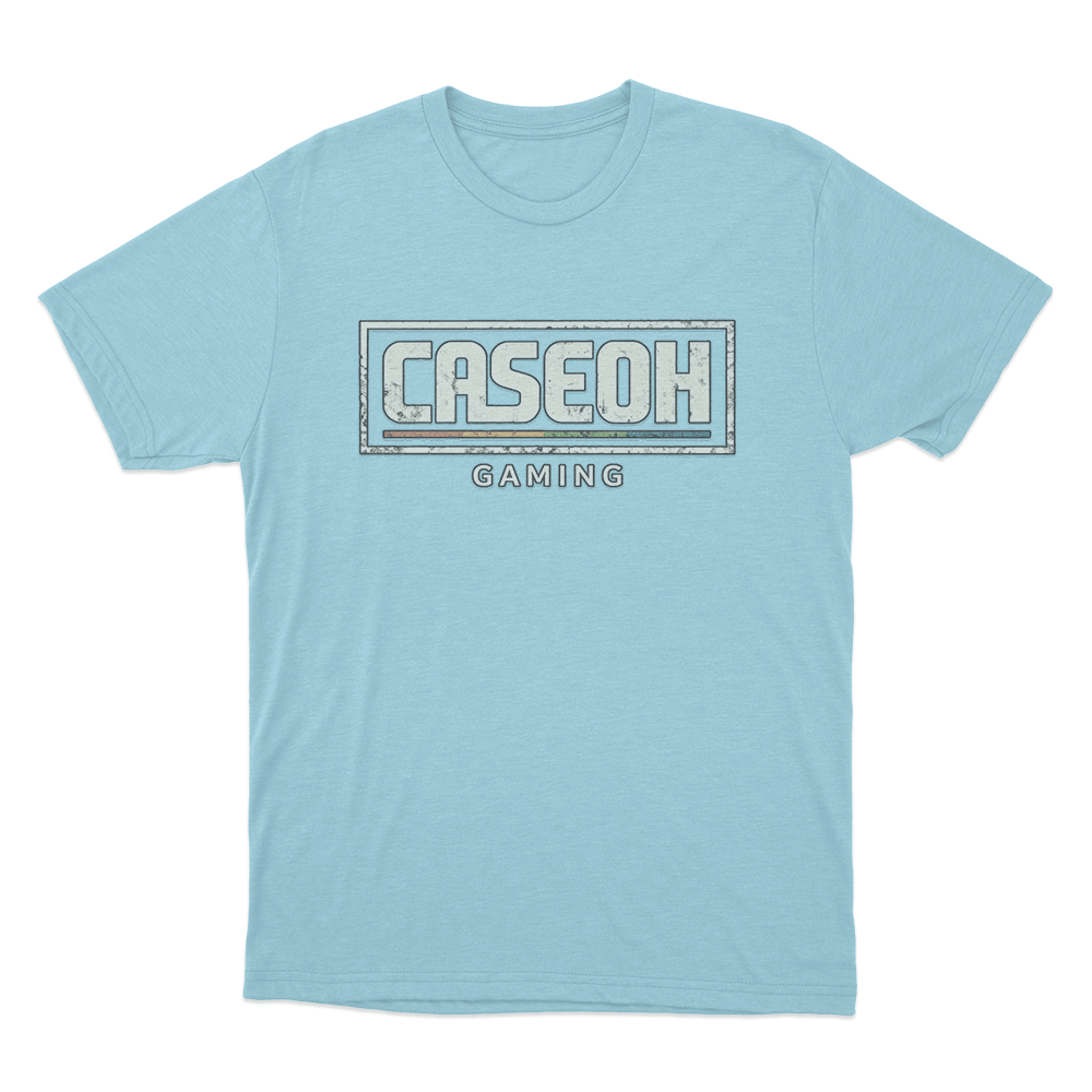 CaseOh Gaming T Shirt Sky Blue CaseOh Gaming T Shirt Sky Blue