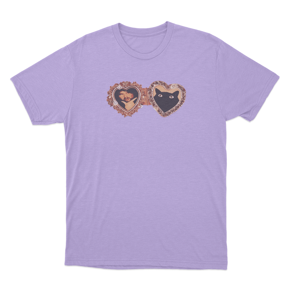 CaseOh & Kitty Locket T Shirt Purple CaseOh Kitty Locket T Shirt Purple