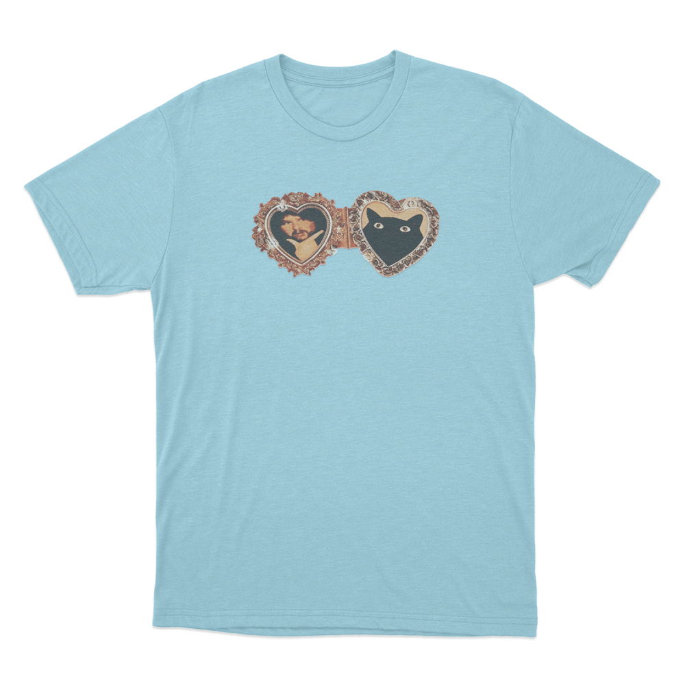 CaseOh & Kitty Locket T Shirt Sky Blue CaseOh Kitty Locket T Shirt Sky Blue