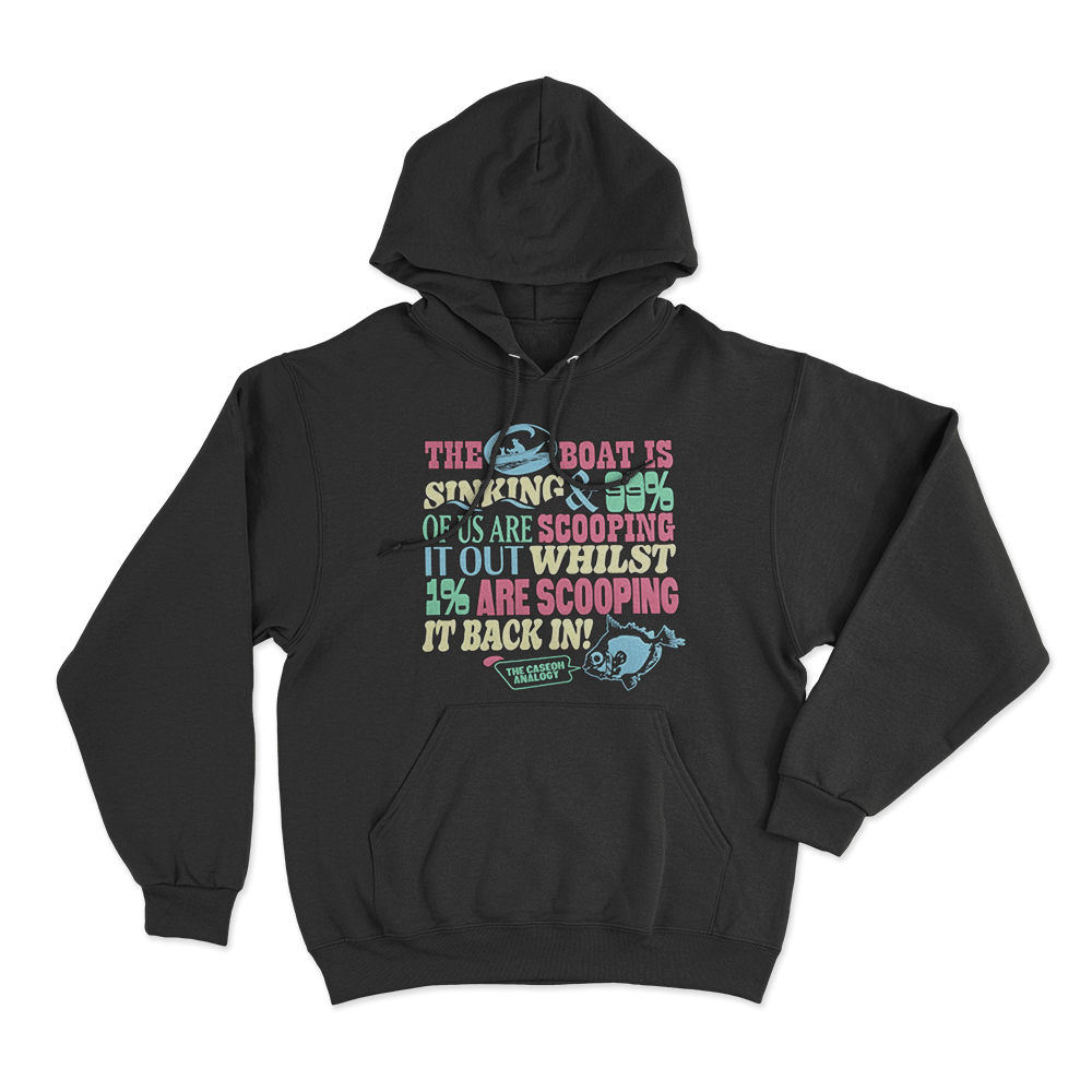 CaseOh's Boat Analogy Hoodie Black CaseOhs Boat Analogy Hoodie Black