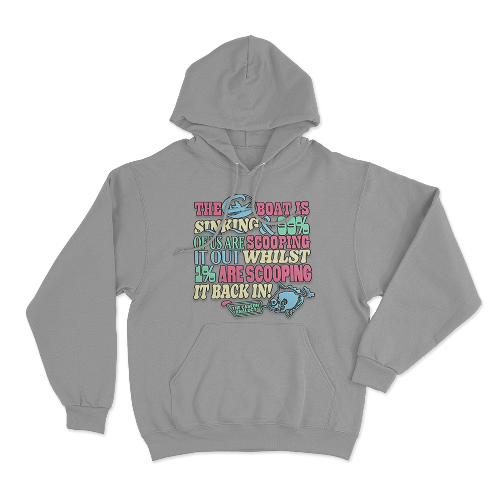 CaseOh's Boat Analogy Hoodie Grey CaseOhs Boat Analogy Hoodie Grey