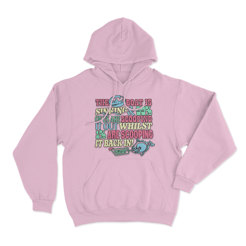 CaseOh's Boat Analogy Hoodie Pink CaseOhs Boat Analogy Hoodie Pink