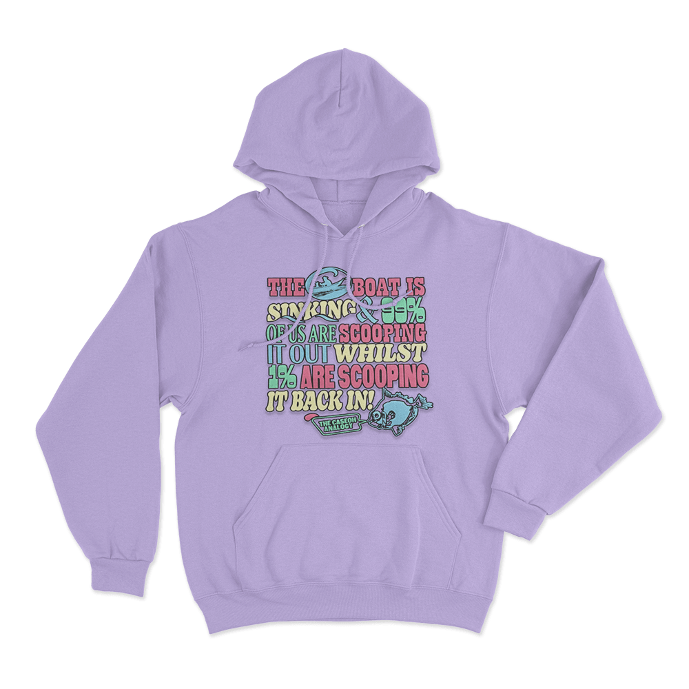 CaseOh's Boat Analogy Hoodie Purple CaseOhs Boat Analogy Hoodie Purple