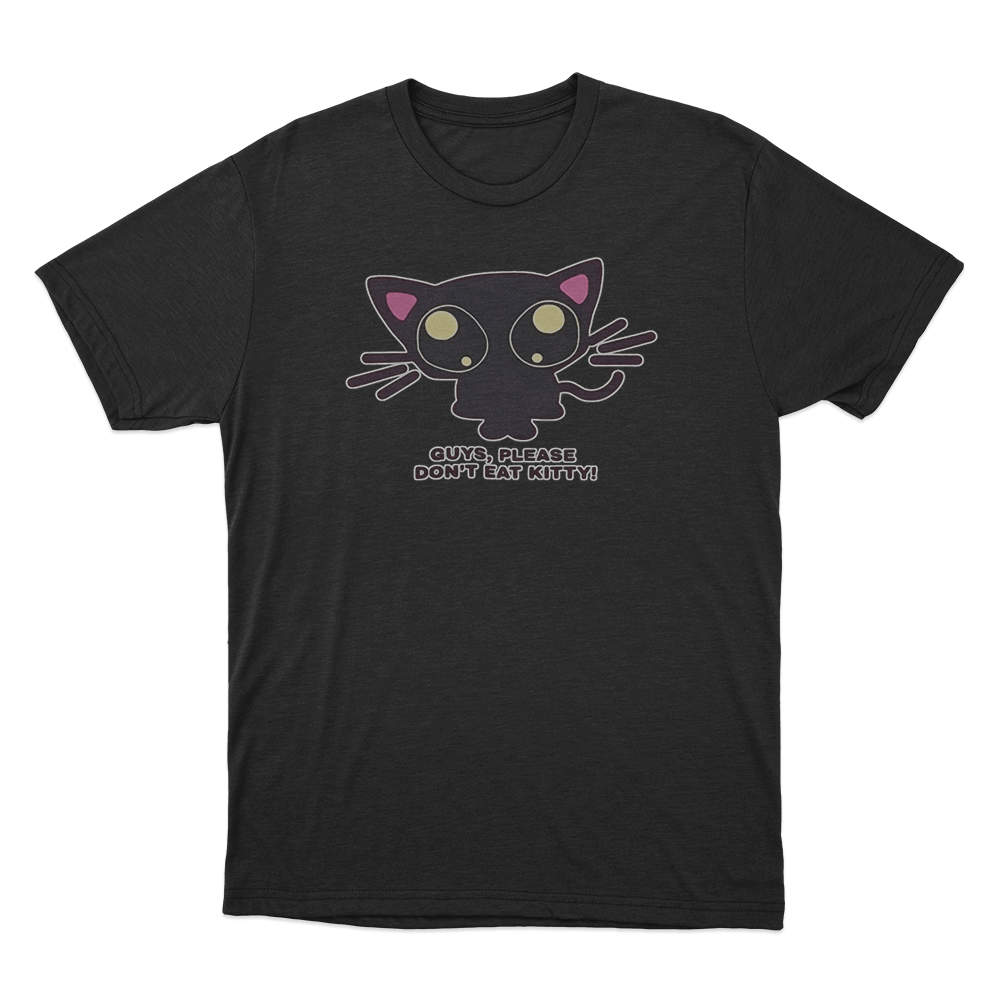 CaseOh's Don't Eat Kitty T Shirt Black CaseOhs Dont Eat Kitty T Shirt Black