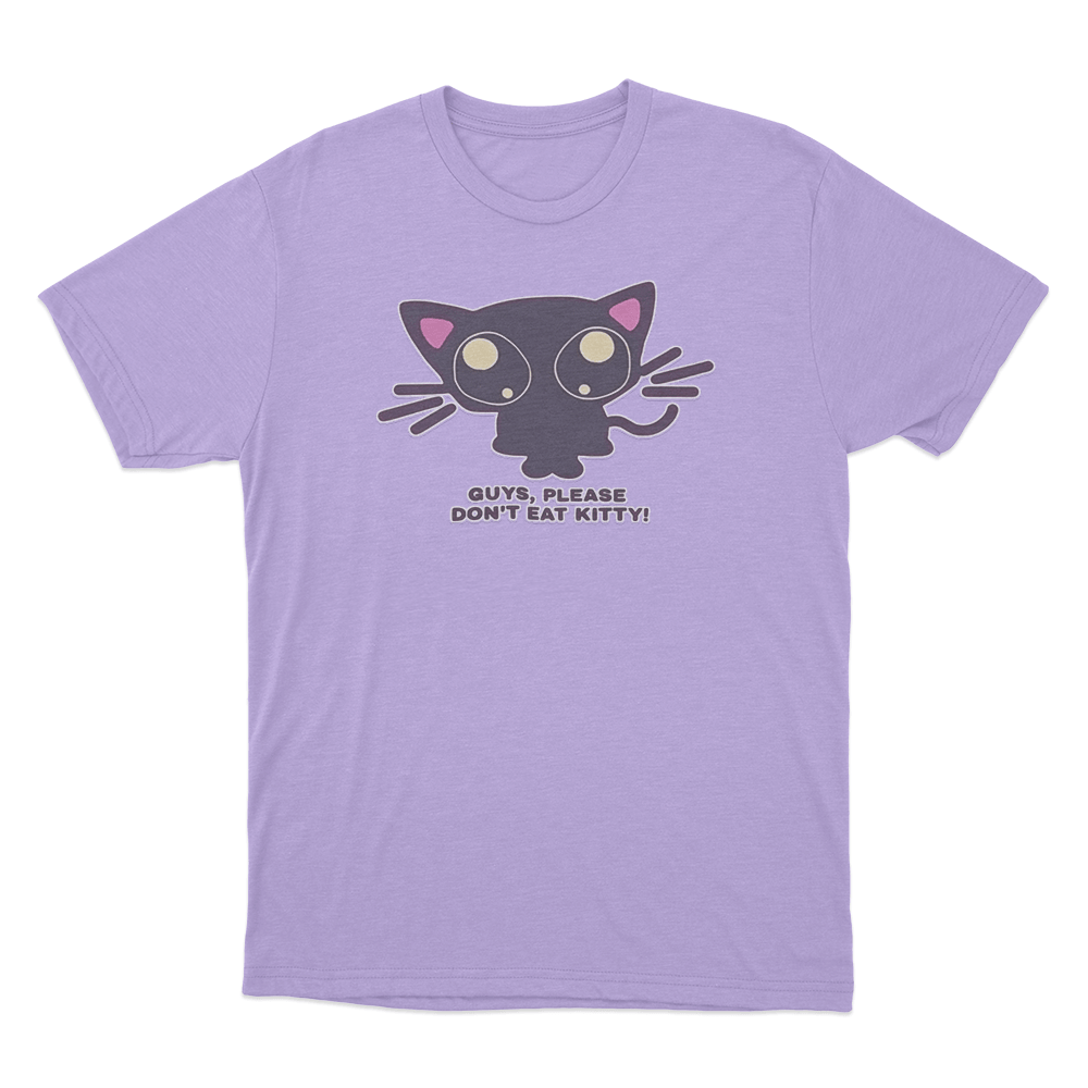CaseOh's Don't Eat Kitty T Shirt Purple CaseOhs Dont Eat Kitty T Shirt Purple