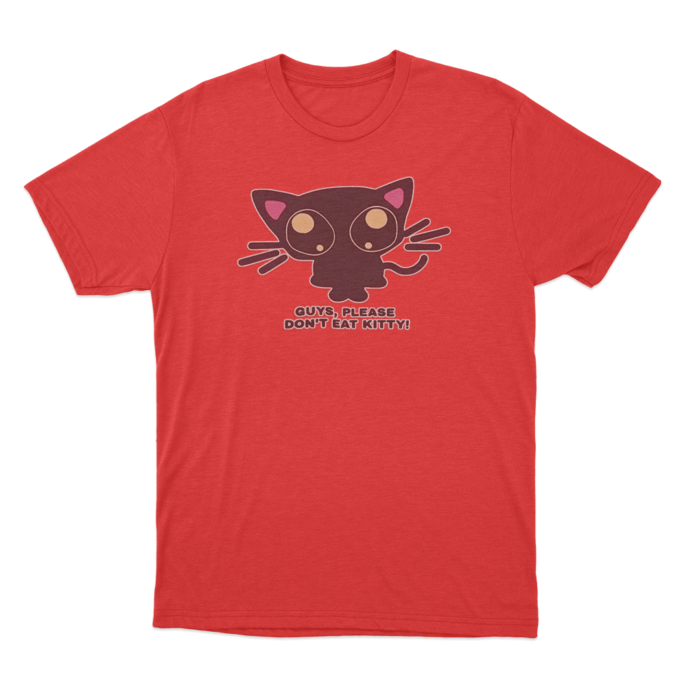 CaseOh's Don't Eat Kitty T Shirt Red CaseOhs Dont Eat Kitty T Shirt Red