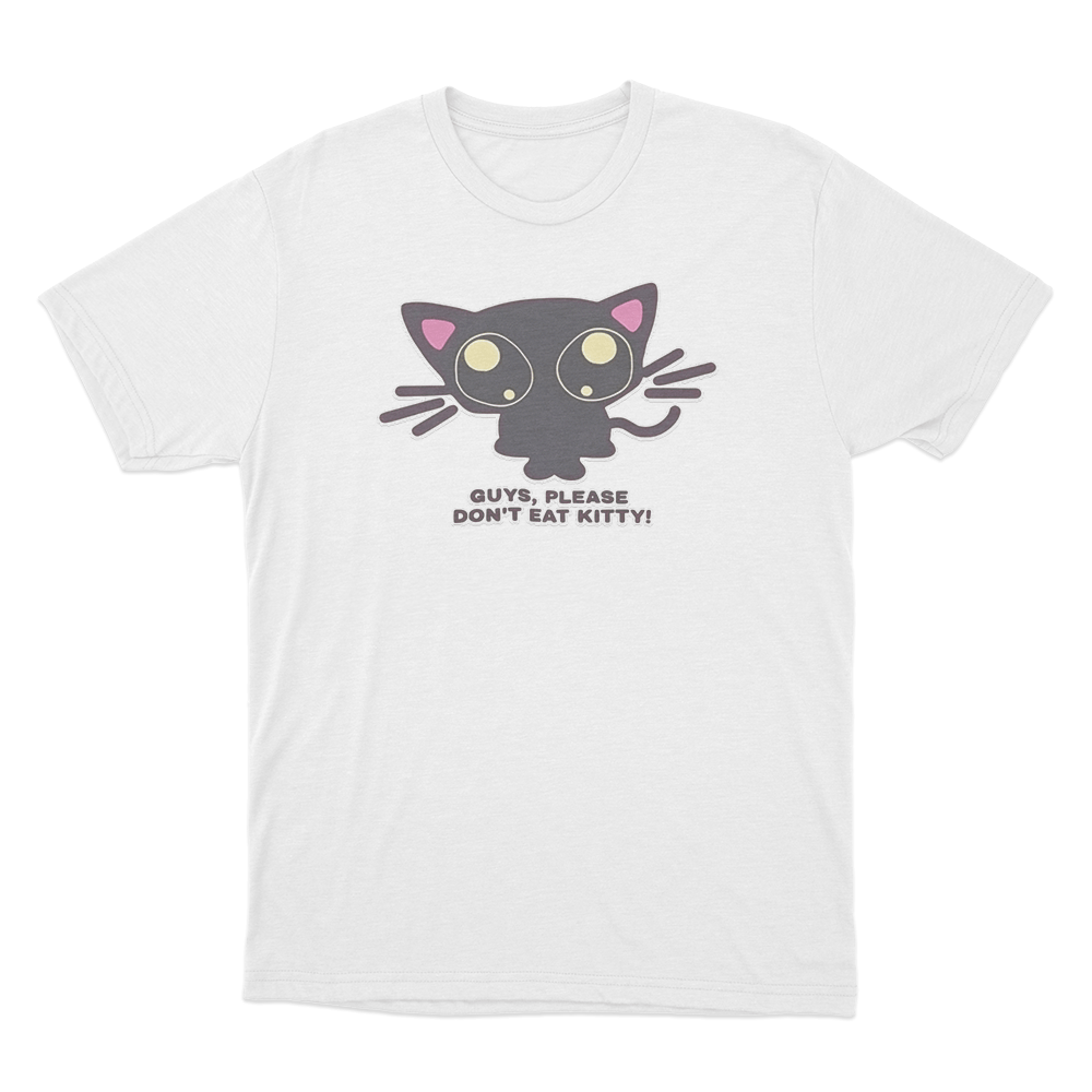 CaseOh's Don't Eat Kitty T Shirt White CaseOhs Dont Eat Kitty T Shirt White