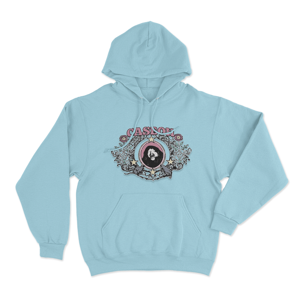 CaseOh's Garden Portrait Hoodie Sky Blue CaseOhs Garden Portrait Hoodie Sky Blue