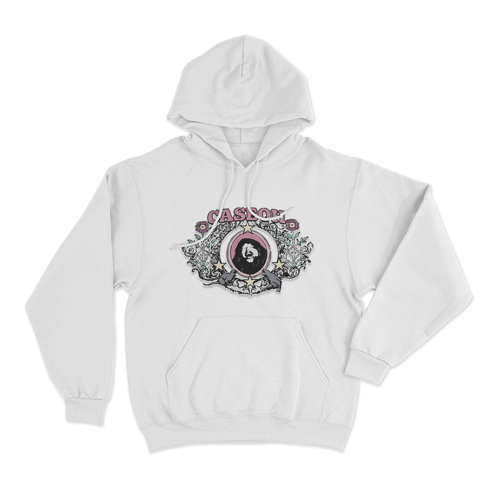 CaseOh's Garden Portrait Hoodie White CaseOhs Garden Portrait Hoodie White