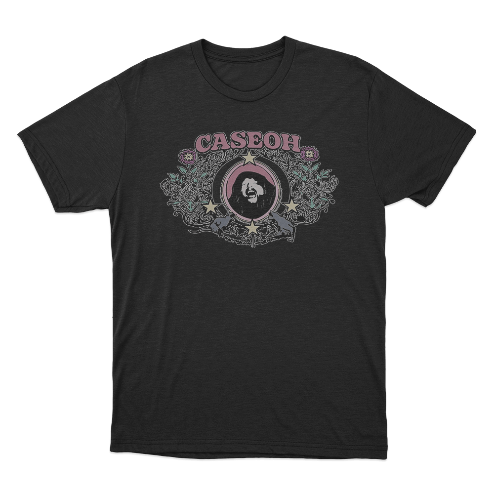 CaseOh's Garden Portrait T Shirt Black CaseOhs Garden Portrait T Shirt Black