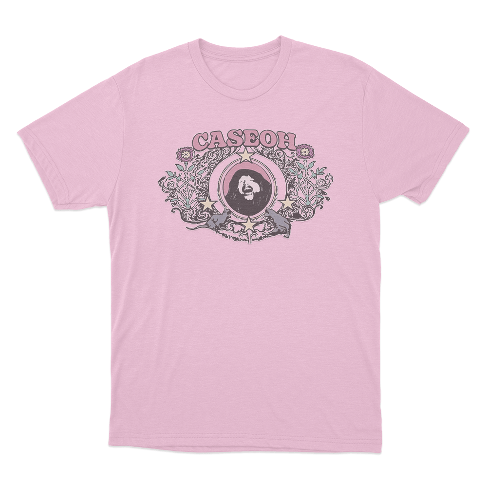 CaseOh's Garden Portrait T Shirt Pink CaseOhs Garden Portrait T Shirt Pink