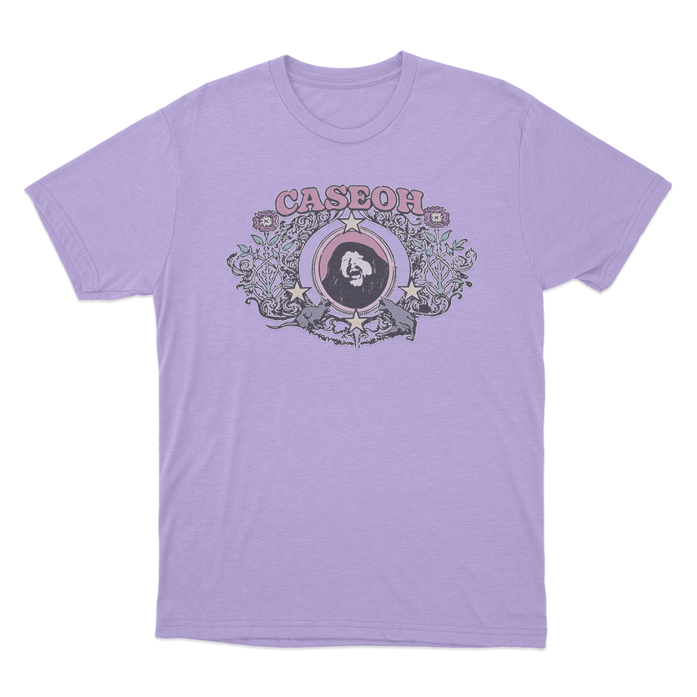 CaseOh's Garden Portrait T Shirt Purple CaseOhs Garden Portrait T Shirt Purple