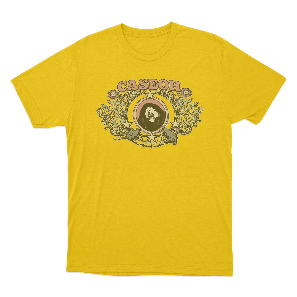 CaseOh's Garden Portrait T Shirt Yellow CaseOhs Garden Portrait T Shirt Yellow