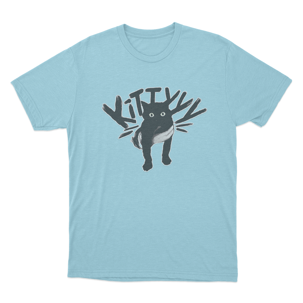 CaseOh's Kitty T Shirt Sky Blue CaseOhs Kitty T Shirt Sky Blue