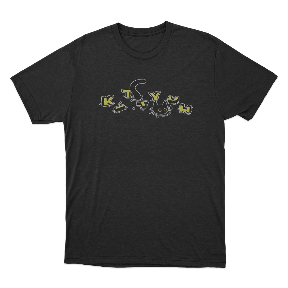 CaseOh's Kittyuh Swim T Shirt Black CaseOhs Kittyuh Swim T Shirt Black