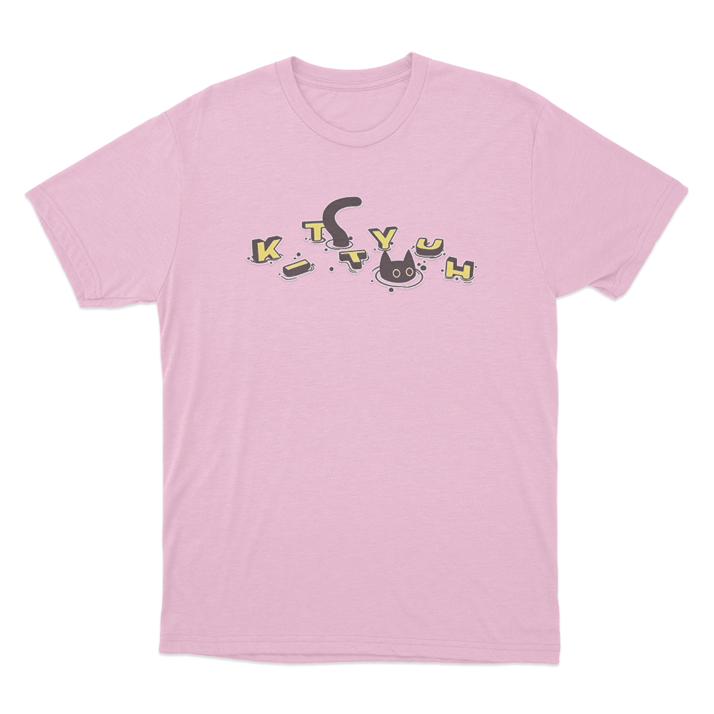 CaseOh's Kittyuh Swim T Shirt Pink CaseOhs Kittyuh Swim T Shirt Pink
