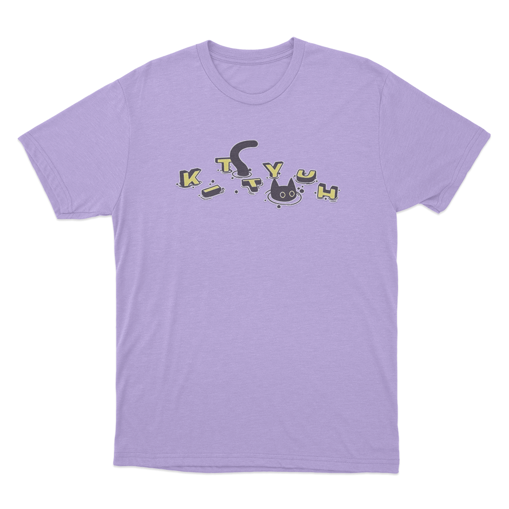 CaseOh's Kittyuh Swim T Shirt Purple CaseOhs Kittyuh Swim T Shirt Purple