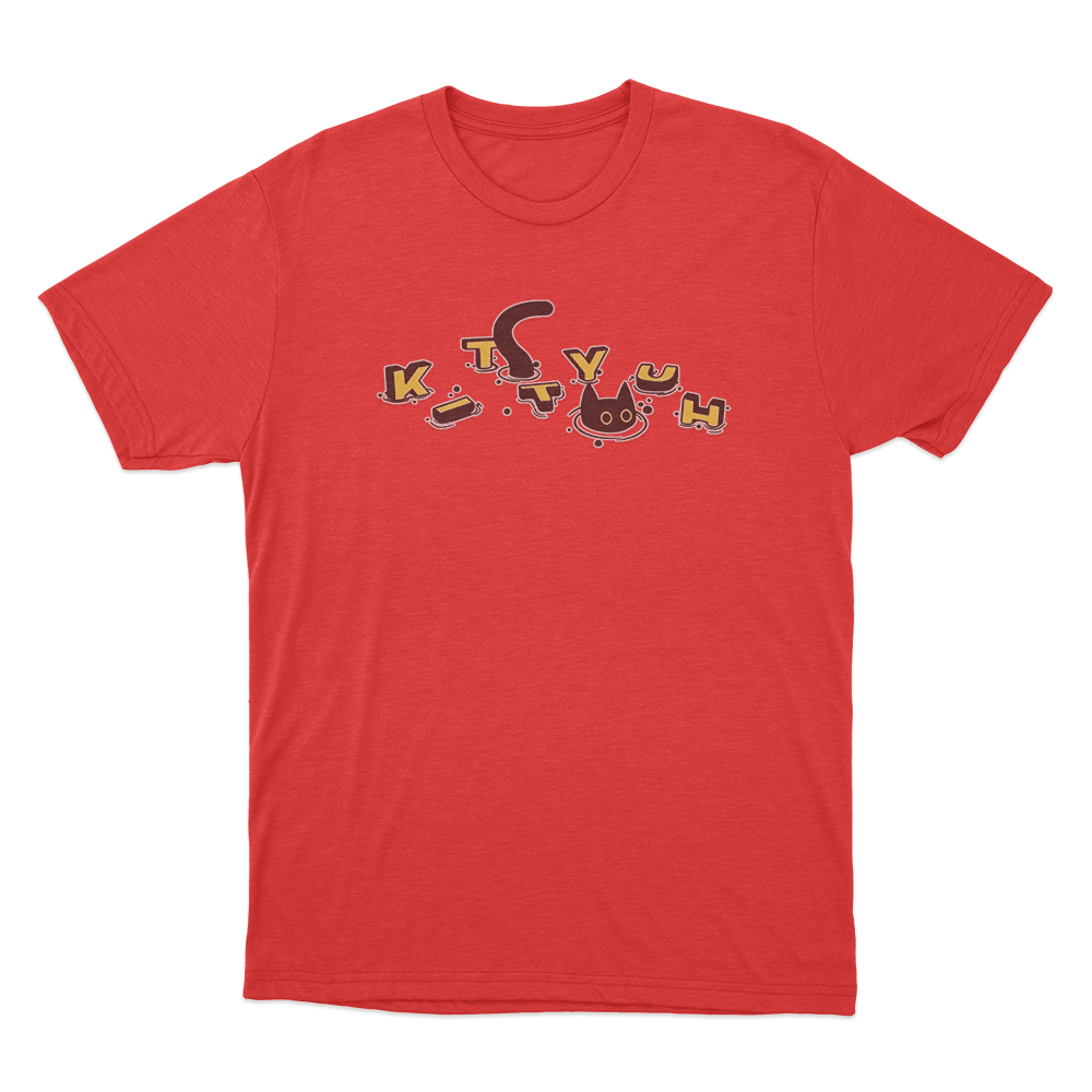 CaseOh's Kittyuh Swim T Shirt Red CaseOhs Kittyuh Swim T Shirt Red